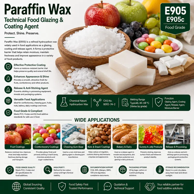 Paraffin Wax food additive food additive ingredient illustration